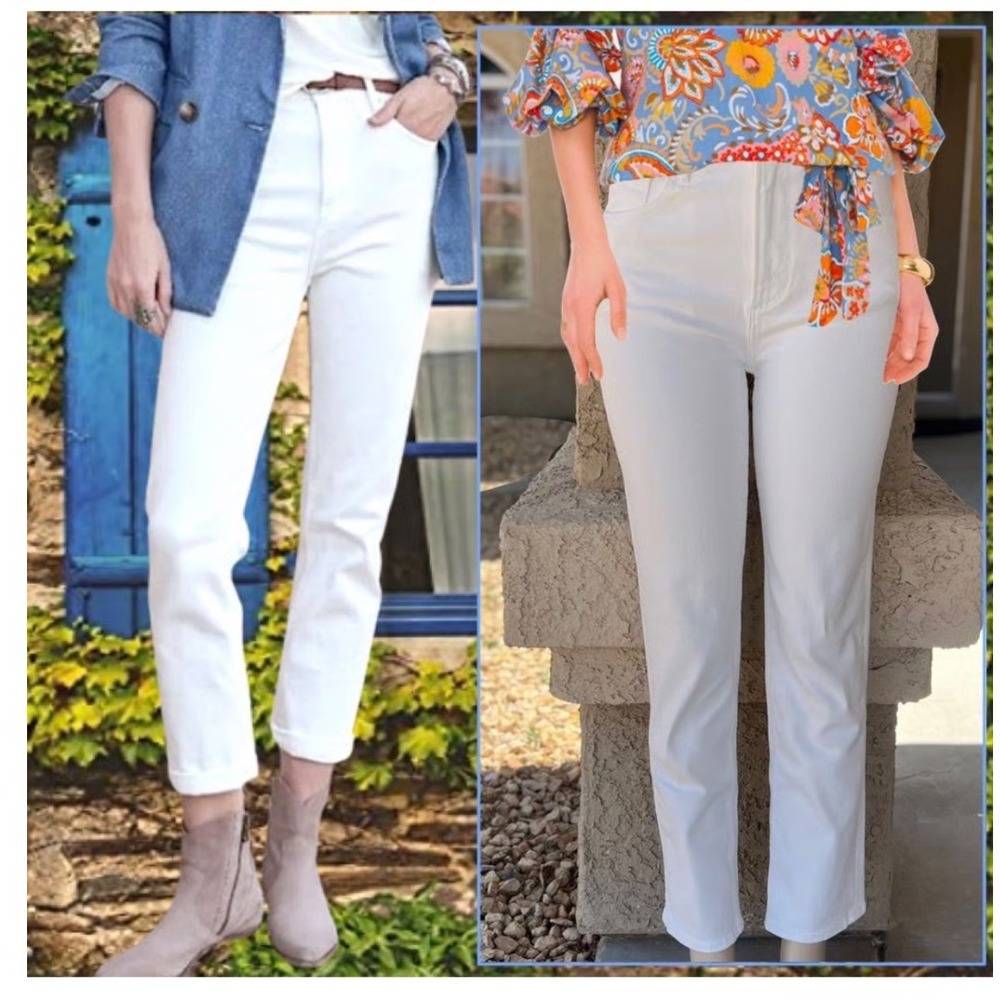 DRIFTWOOD x Sundance Stella Classic Straight Jeans in Cloud White Size 27
